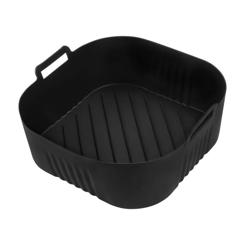 Grenzüberschreitende Luftfritteuse-Kochschale Airfryersiliconepo Luftfritteuse-Silikonschale Silikon-Friteuse-Unterlage