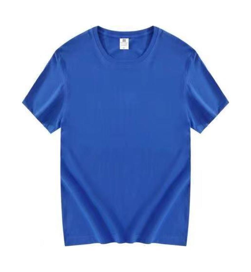 Tiger 180G peinado algodón de cuello redondo T-shirt de manga corta impresión de verano coreano ropa de trabajo de hombres y mujeres camisa publicitaria personalizada