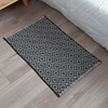 60x90 cotton wire woven ground pad color strip multi -color breathable simple entry door pad foot pad house pad