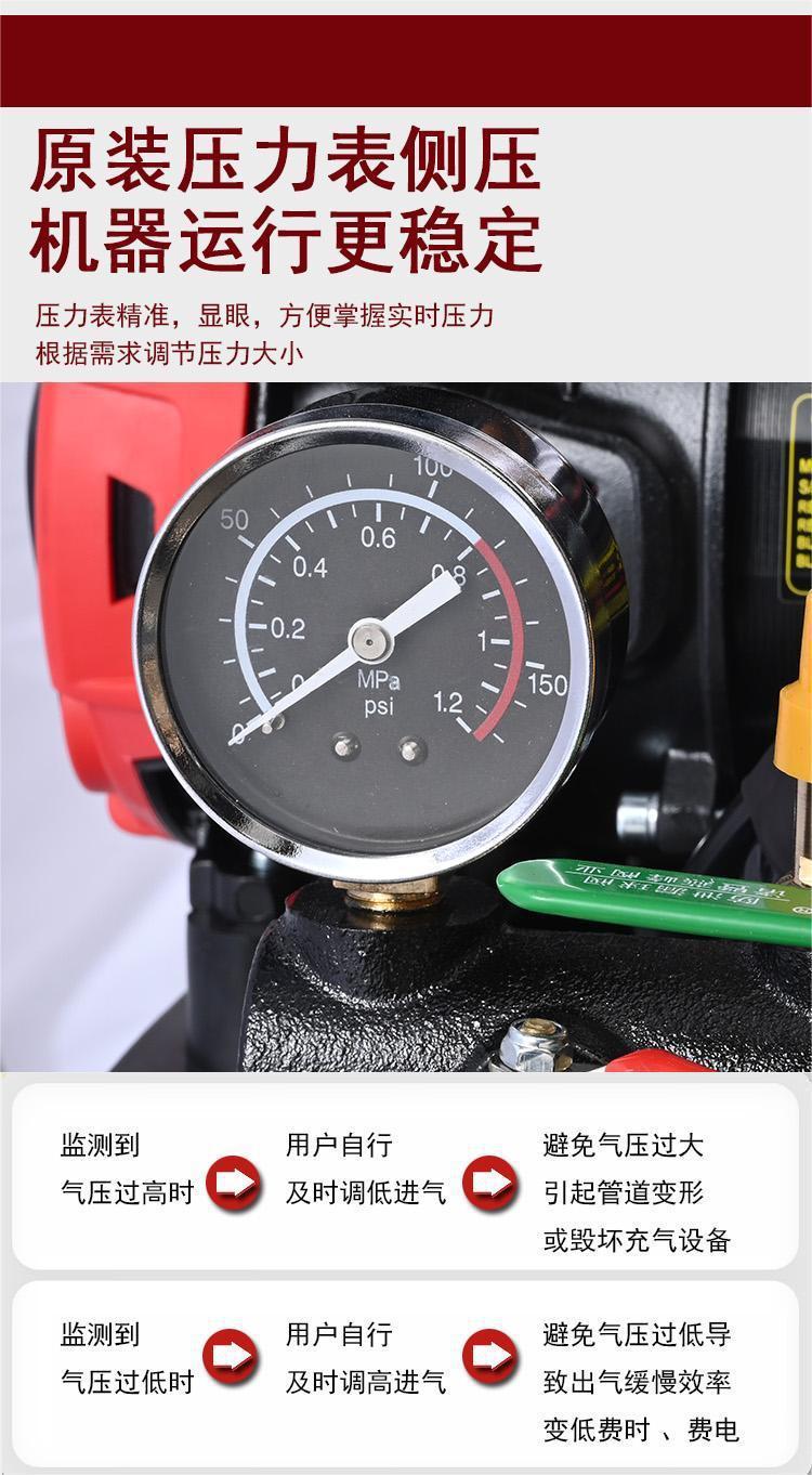 New Air Compressor Small Air Compressor Oil-Free Silent Woodworking 220V Spray Paint Air Pump Electric