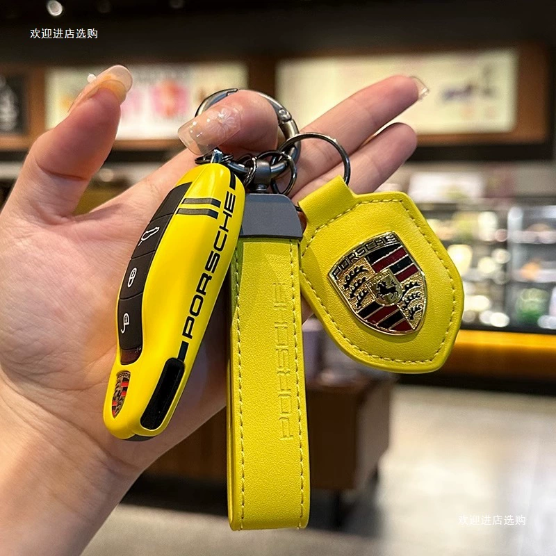 Подходит для корпуса ключа Porsche 718 Panamera Macan Cayenne 911/Taycan, держатель для ключей Six