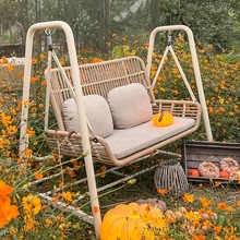 秋千户外庭院荡秋千休闲摇椅网红花园露台吊床室内阳台家用吊椅