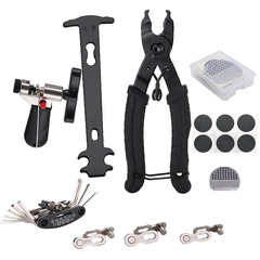 Bicycle multifunctional tool chain tool chain cutter chain removal tool magic buckle tire repair tool