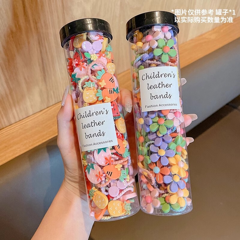 宝宝拇指发圈女童皮筋弹性好不伤发可爱啾啾头绳扎头发橡皮筋|undefined