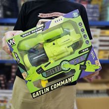 儿童加特林软弹枪2合1火箭炮发射炮筒玩具培训机构电玩城积木礼品