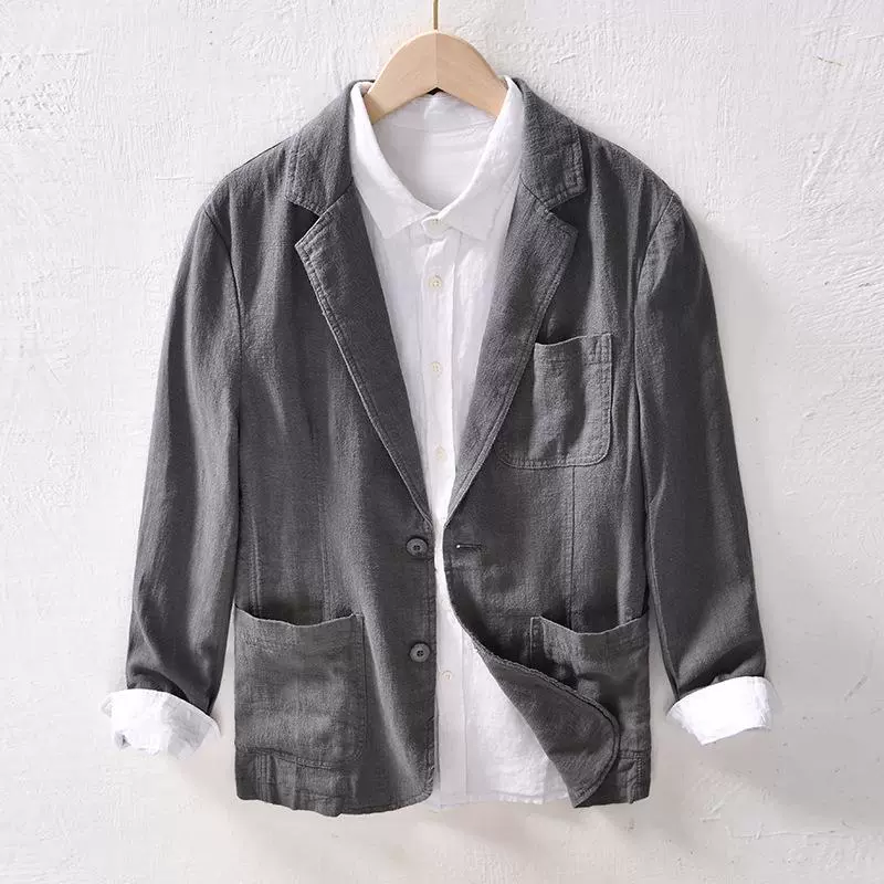 Retro classic suit jacket for leisure, plus size, loose fit