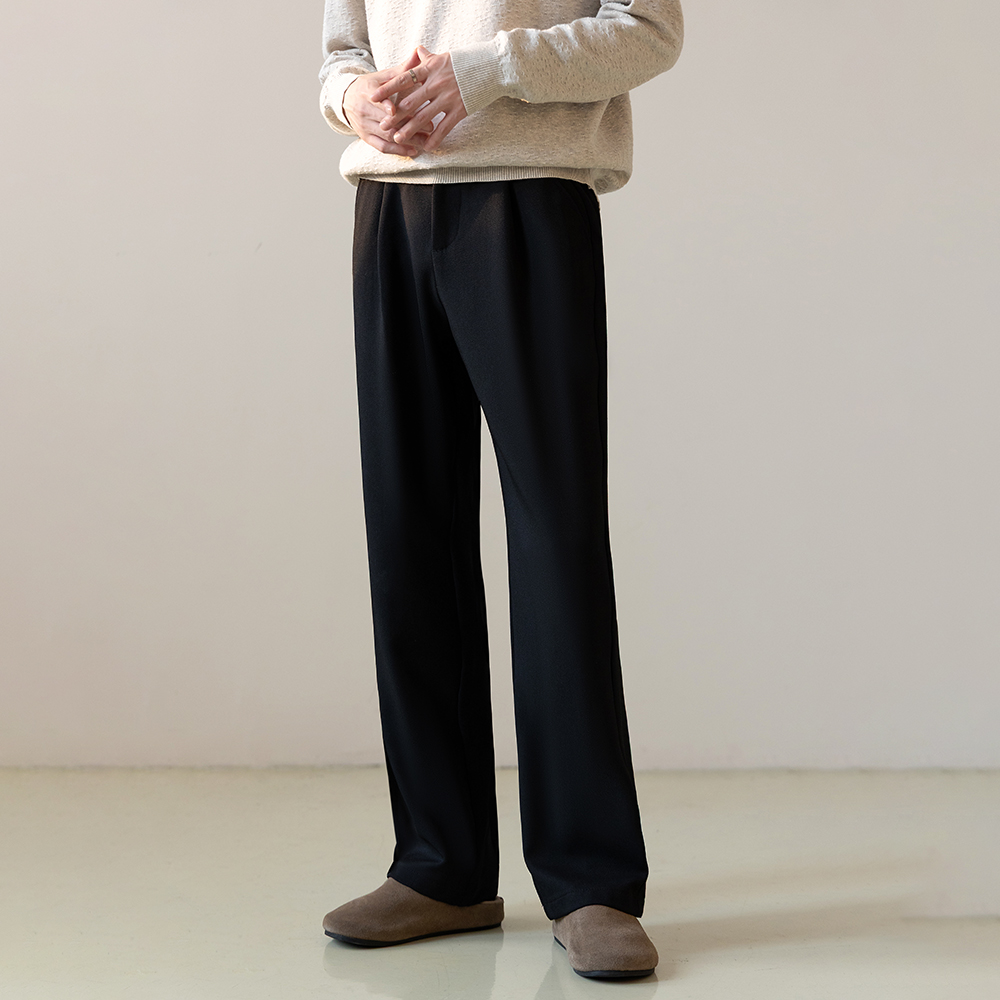 Dongdamen pantalones de trajes de piernas anchas pantalones rectos de tela de tela de tela de tela masculina fábrica transfronteriza al por mayor proceso de escaldado image 5