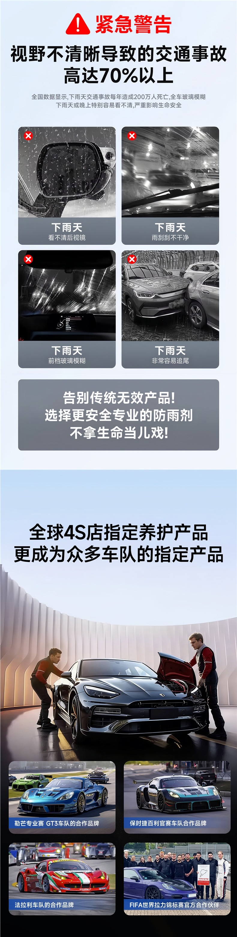 Rainproof Film for Rearview Mirrors, Anti-Rain Coating, Car Windshield Oil Film Remover, Anti-Fog, Reflective, Water-Repellent
