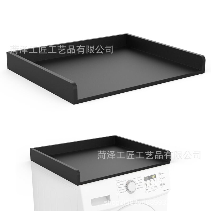 Wooden Washing Machine Cover Washing Machine Dryer Countertop Wooden Top Cover Laundry Countertop Protective Plate Storage Rack