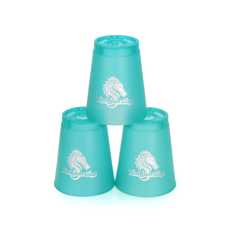 【益童】新商品永駿透明馬頭速畳杯飛畳杯学生練習専用標準杯|undefined
