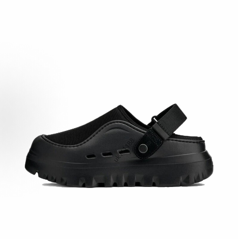 Ug Summer New Men's and Women's Fashionable, Comfortable and Lightweight Pure Color Thick-Soled Velcro Casual Sandals