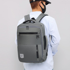 双肩包韩版休闲大容量电脑背包多功能男士收纳笔记本电脑背包跨境
