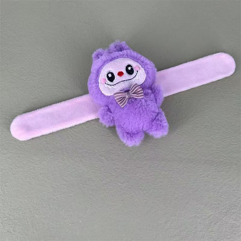 보라색 가로 버전 라부부 인형