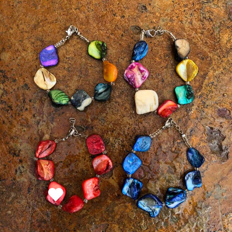 Conchas naturales conchas pulseras collares diy fresco versátil joyería correa de mano tienda artesanía característica fuente