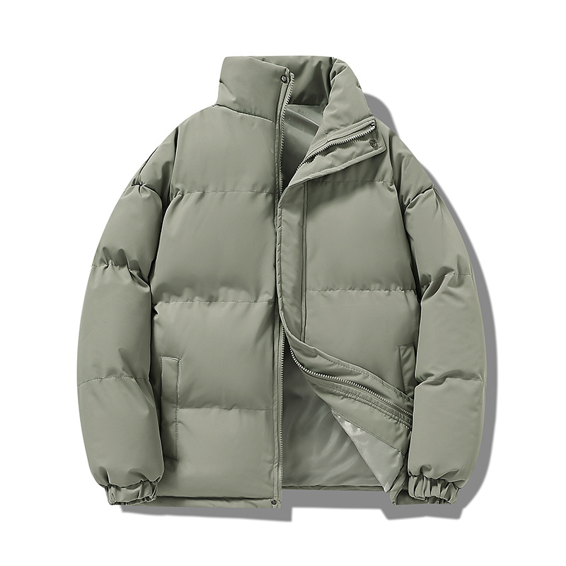 2024 Winter Men's Women's Thick Korean Version With Plush Cotton Jacket, Trendy Loose And Casual Slimming Jacket_voghion.com