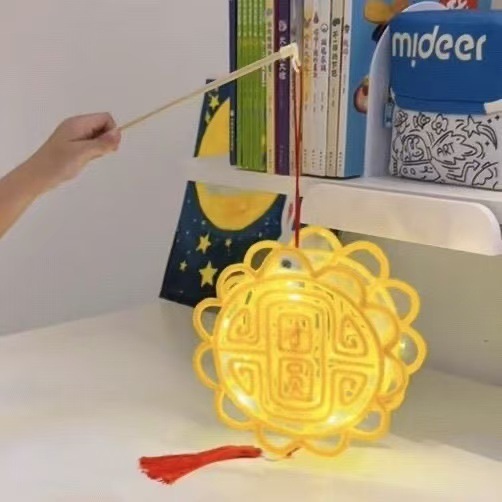 小红书同款扭扭棒中秋团圆灯笼手工DIY材料包中秋节花灯亲子手工|undefined