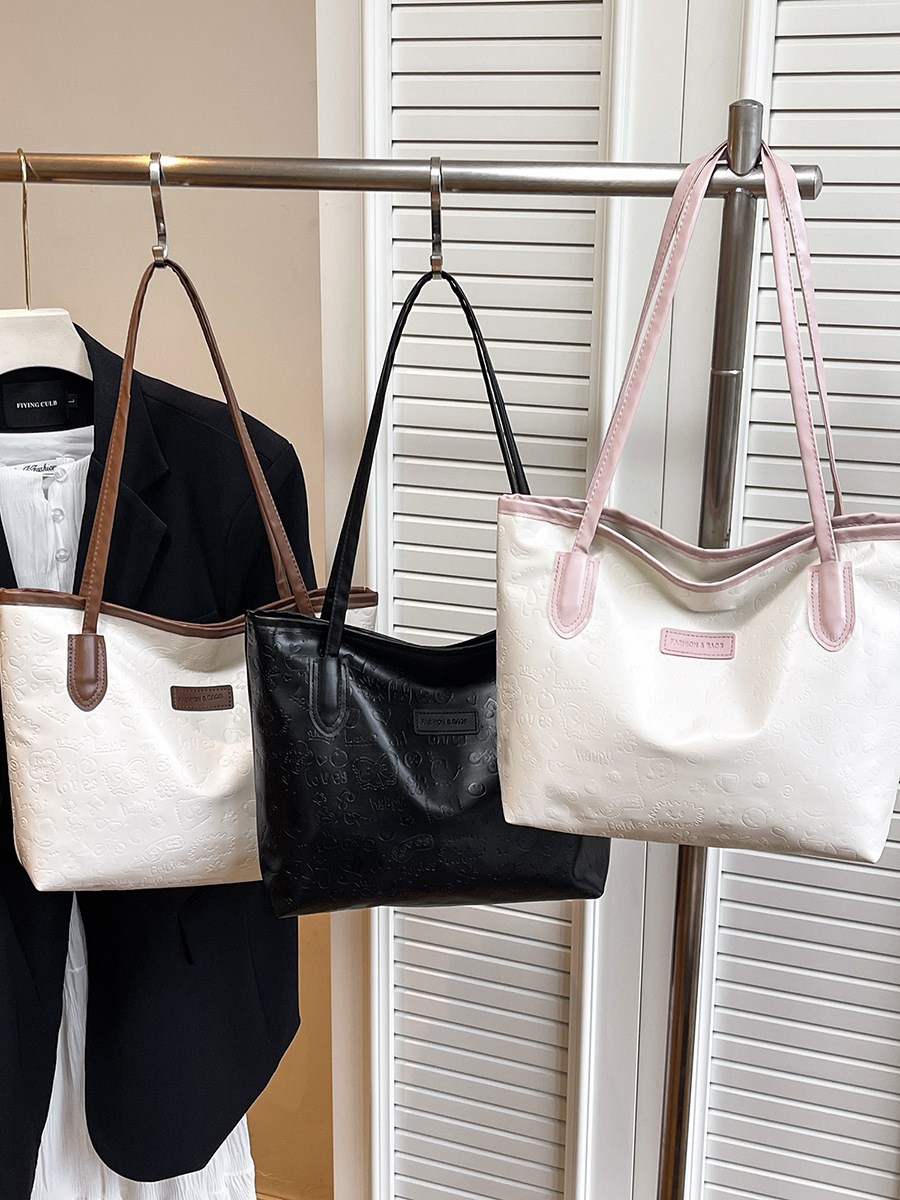 Gran capacidad de venta en caliente bolso para mujeres 2026 nuevo estilo simple universal de viaje bolso de hombro bolso de mano bolso de moda ocio