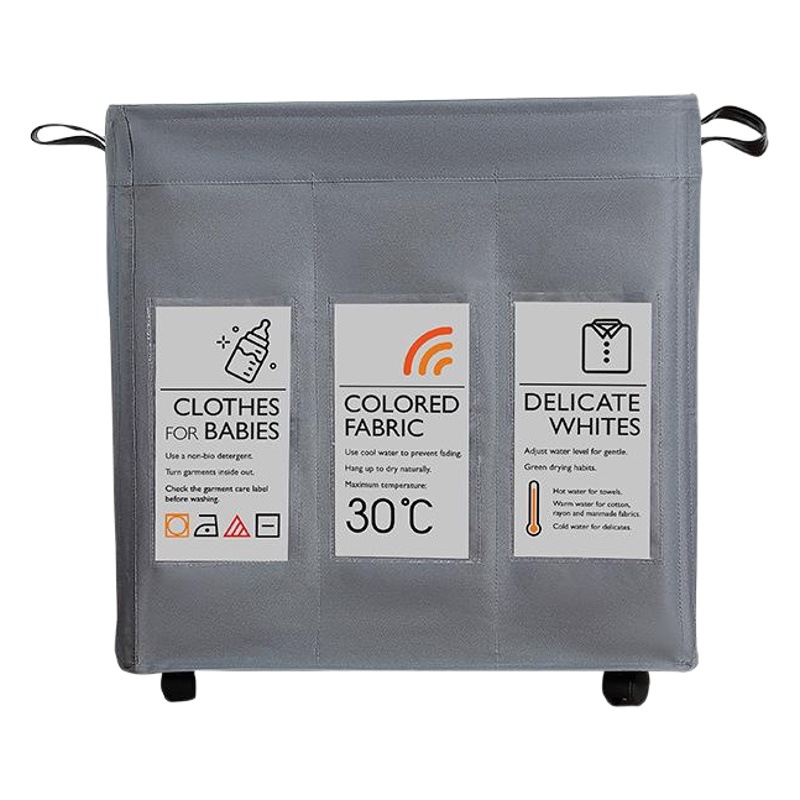 Cesto de ropa plegable grande, cesta de almacenamiento de tela para juguetes de niños y artículos diversos, cesta de almacenamiento con cordón para el hogar, estilo ligero y lujoso