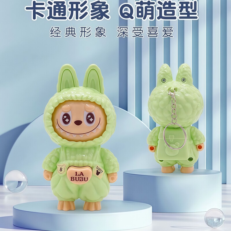 爆款拉布布变脸玩具公仔儿童潮玩摆件哪吒钥匙扣挂件解压玩具批发|undefined