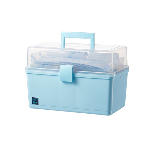 Household large-capacity multi-layer medical kit medical first aid kit medical drug emergency storage box family medical kit