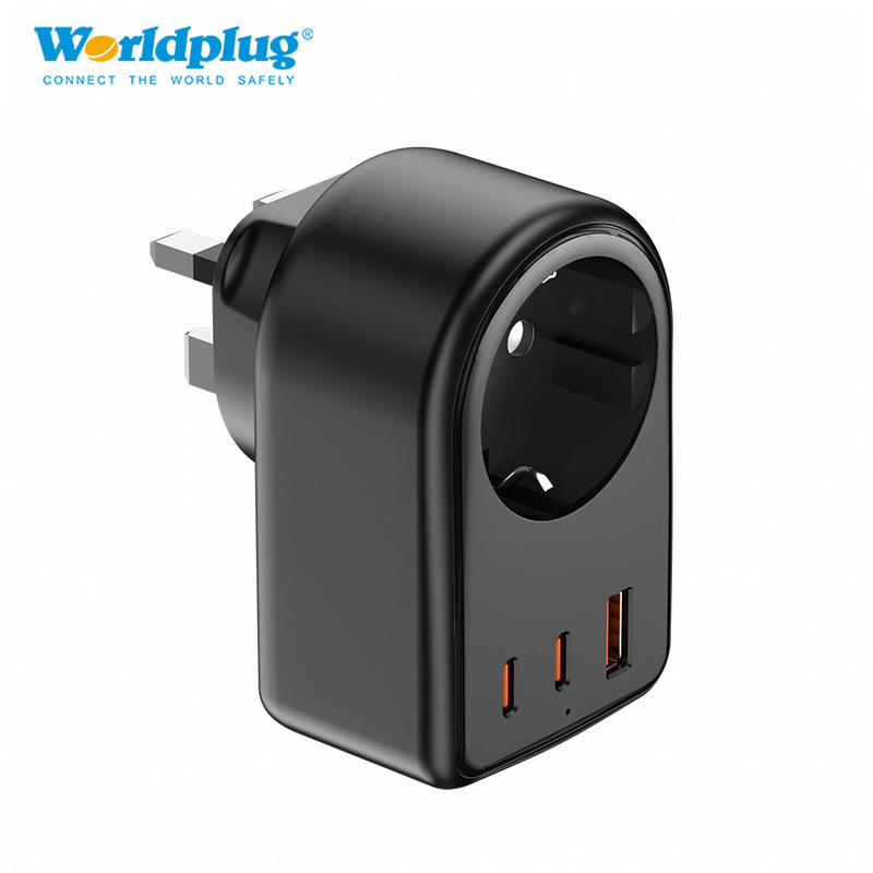 20W European to British Socket Converter Equipment Charger European Standard to British Standard Conversion Plug Conversion Socket