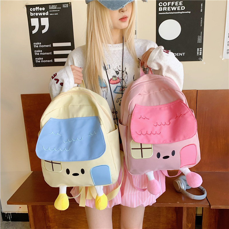 韓国インスタイルの高見えで超かわいい春夏リュック 中学生・高校生向けランドセル 漫画ドーパミンリュック|undefined