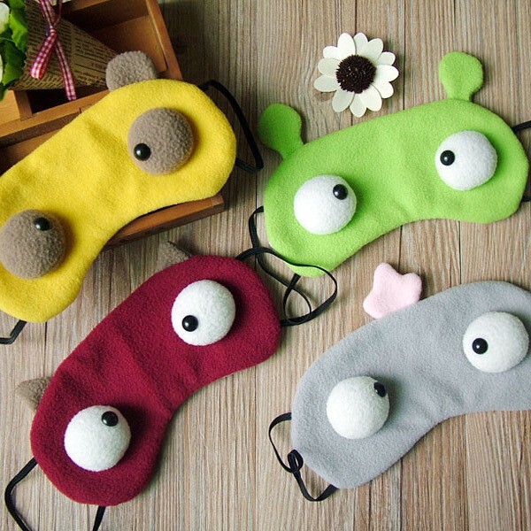 Run, brother, run, men's eye mask, cute cartoon eye mask, sleep shading eye protection, factory outlet
