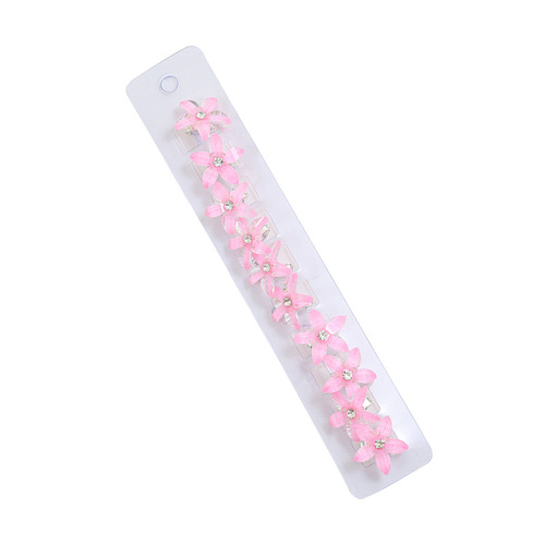 Children's braided hair small flower hair buckle little girl's cute little braid hair ornament girl's mini clip hair accessories hair clip