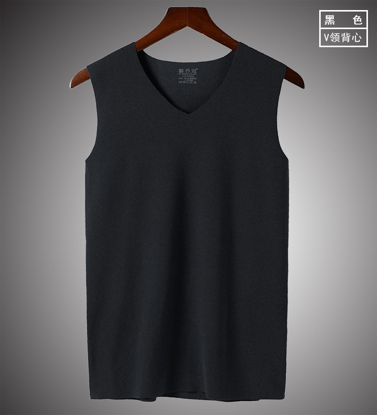 无痕保暖背心--挂拍展示-黑色V领.jpg