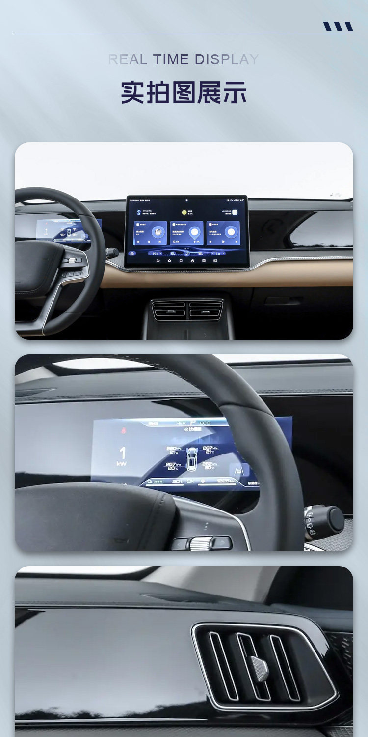 Suitable for Nio Leedo L60: Tempered glass screen protector for the central control navigation display, interior decoration, and protective film accessories