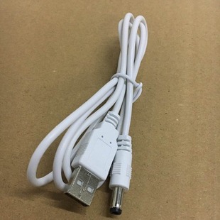 �S��ֱ�N1�װ�ɫUSB�DDC5.5*2.5�Ӵֳ�늾�5V2A USB��늾�