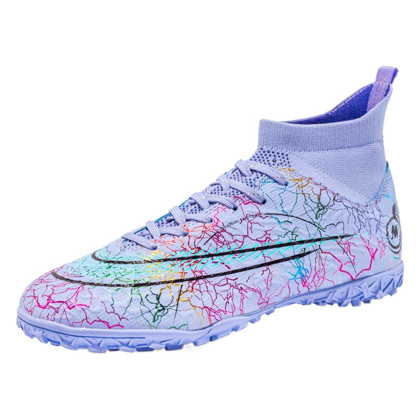 Binbinniao más tamaño de los nuevos hombres de fútbol transpirable zapatos de fútbol de hierba de Interior de uñas largas y cortas zapatos de fútbol