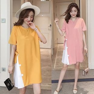 Maternity dress spring/summer dress dress Western style summer dress trendy hot mom personality summer fresh 2023 maternity dress