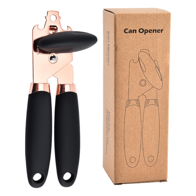 Suministros de cocina abrebotellas de cerveza multifunción artilugios transfronterizos latas de acero inoxidable dorado abrete