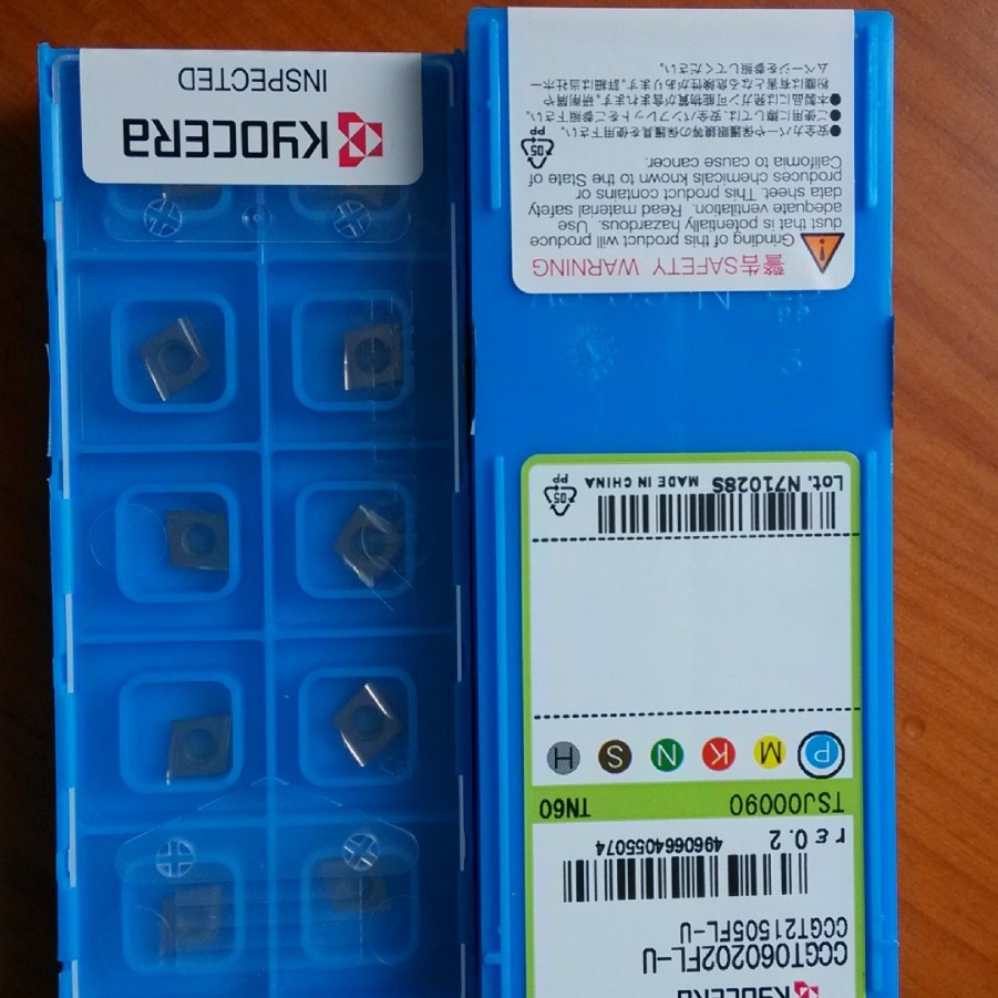 日本原装进口 京瓷数控刀片CCGT060202FL-U TN60