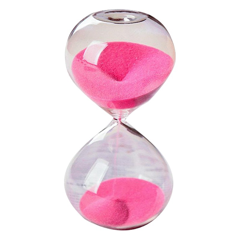 Temporizador de reloj de arena de vidrio 3 10 30 Temporizador de reloj de arena de vidrio Accesorios creativos para el hogar Decoración de escritorio