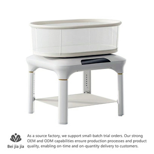 New Baby Electric Cradle Newborn Multifunctional Rocking Bed Baby Sleeping Comfort Small Table Source Factory Direct Sale