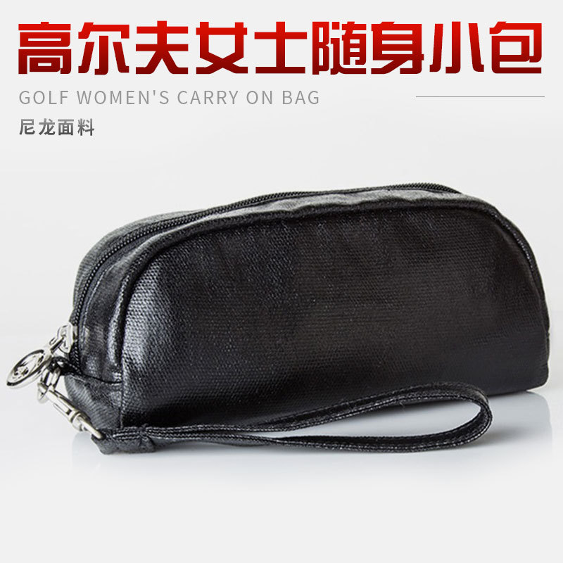 Golf de las mujeres portátil pequeña bolsa de nylon de viaje teléfono móvil bolsa de muñeca cartera Fuente de Suministro directo de fábrica al por mayor