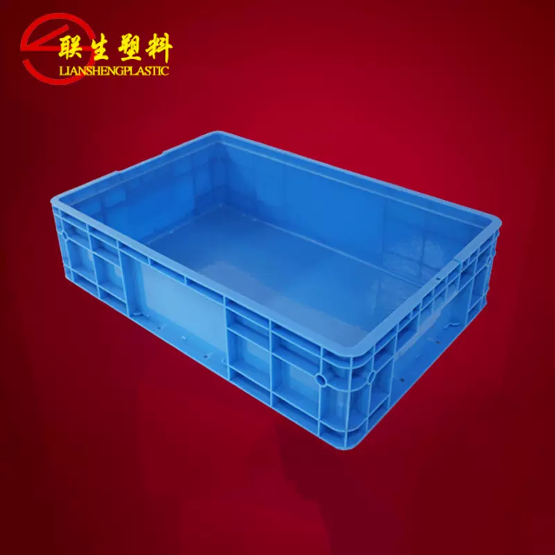 4615EU箱汽车厂周转箱全新料eu箱塑料eu周转箱批发400*600*148mm