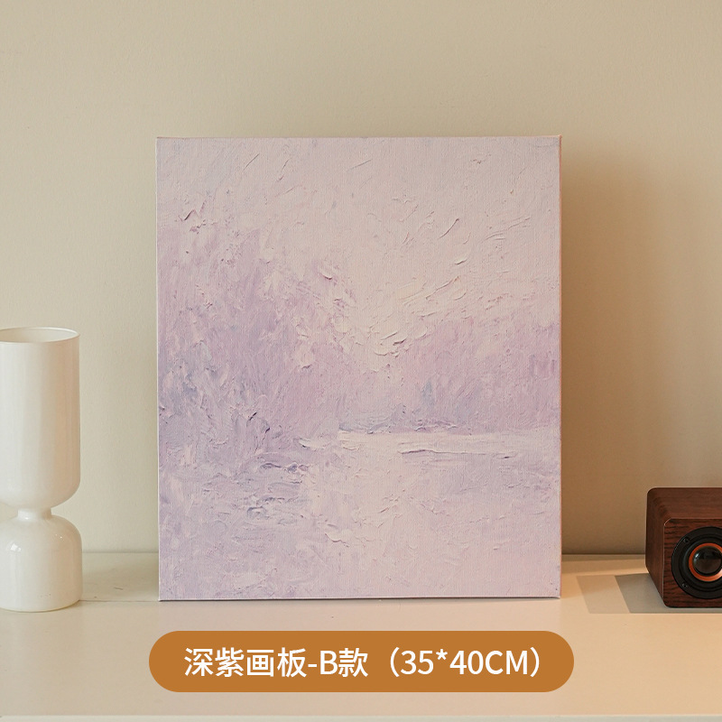 立体香薰瓶半壁花瓶diy油画石膏摆件花艺装饰画批发彩色画板|undefined