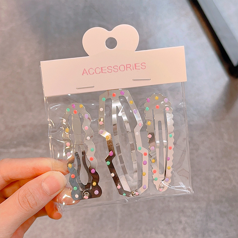 Niños nubes joyería de cabello niñas peludos clips laterales bebés pinzas de cabello plateadas pinzas de cabello niñas BB clips