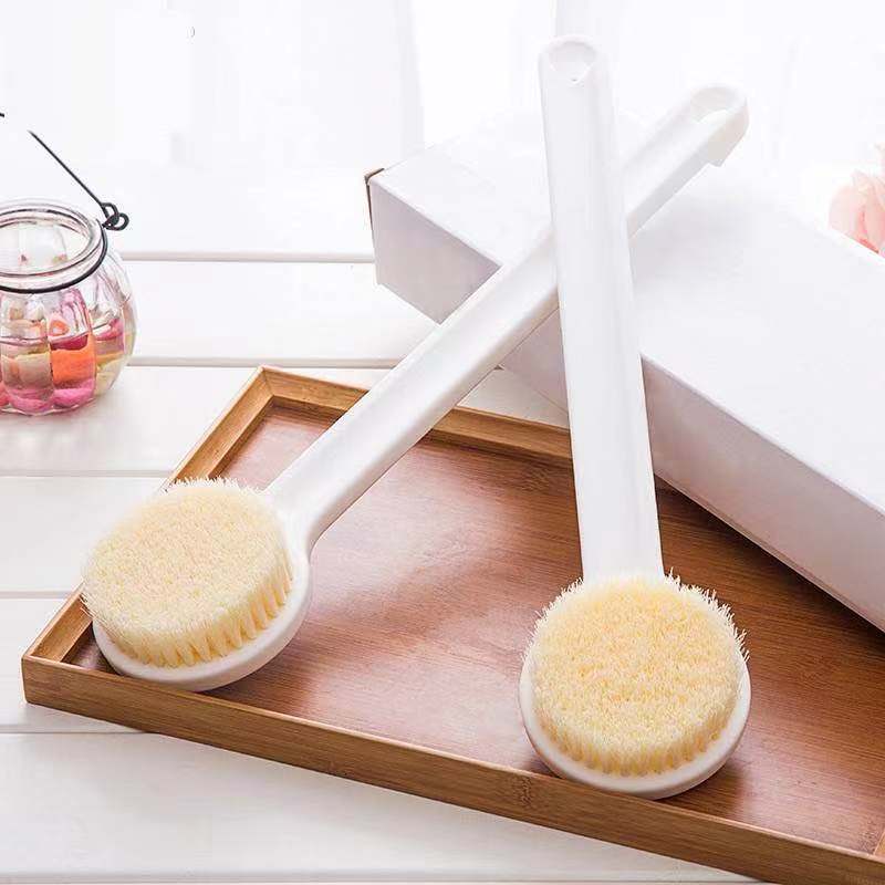 Bath brush, bath brush, long handle bath towel, bath ball, soft-bristled back bath brush, no need for anyone to rub the back brush
