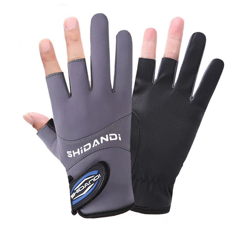 낚시 장갑 붙여 넣기 회색 색상