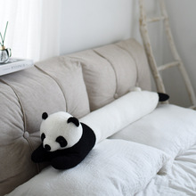 HNI0批发动物熊猫长抱枕床头枕头靠枕睡觉夹腿长条枕沙发卧室装饰
