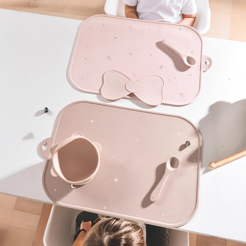 Baby Placemat, Children's Eating Tableware, Baby Food Supplement, Food Grade Silicone Table Mat, Portable Insulation Mat Baby Placemat, Children's Eating Tableware, Baby Food Supplement, Food Grade Silicone Table Mat, Portable Insulation Mat
