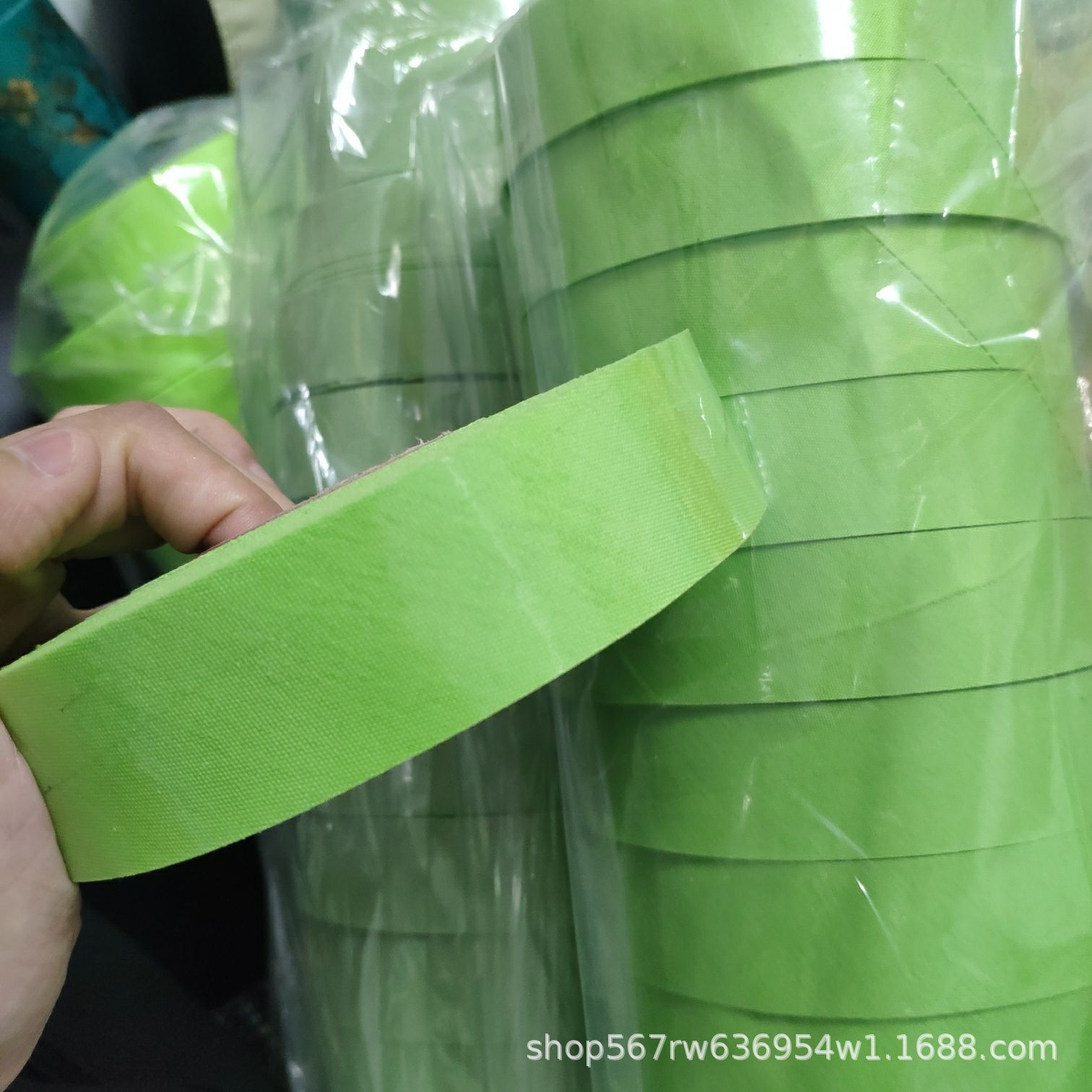 En stock venta al por mayor sarta de poliéster 3,0 cm borde tira de envoltura borde tira de tela con cortina delantal impermeable