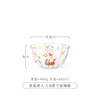 Glass bowl, high quality fruit soup bowl, dinner plate for elementary school students