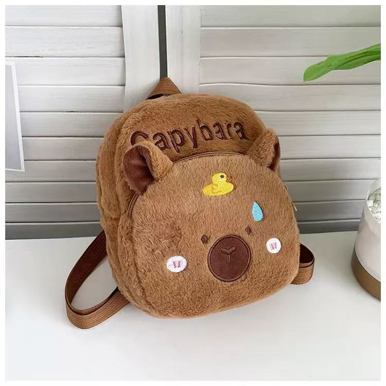 Japanese-style Katto Capibara children's schoolbags, plush toys, backpacks, cute dolls, claw machine figurines, gifts undefined
