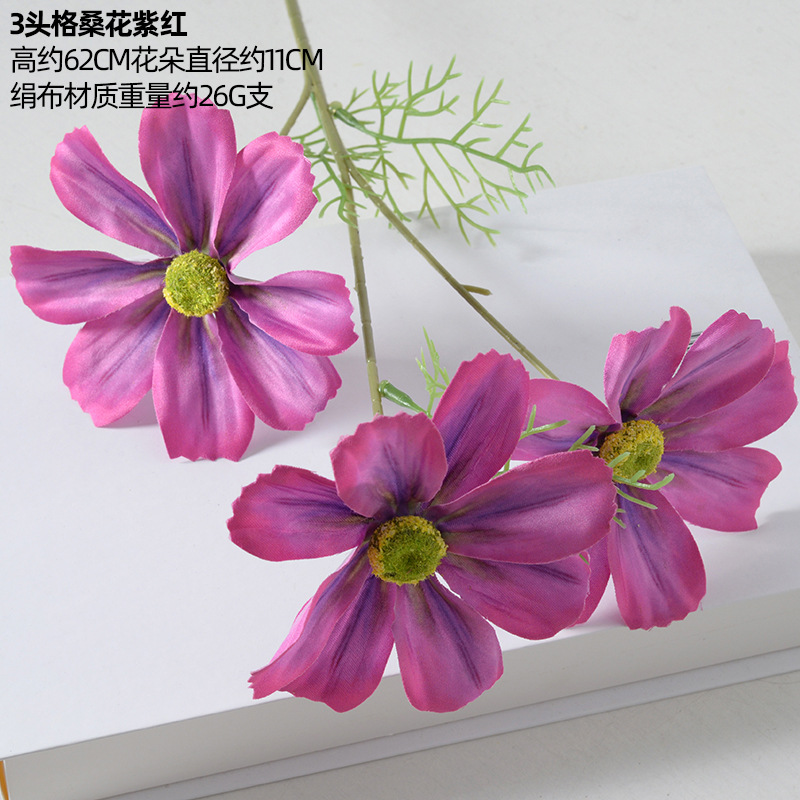 Flores artificiales moradas para bodas, estilo Monet, arreglos florales para el suelo del salón de bodas, flores de seda morado claro.