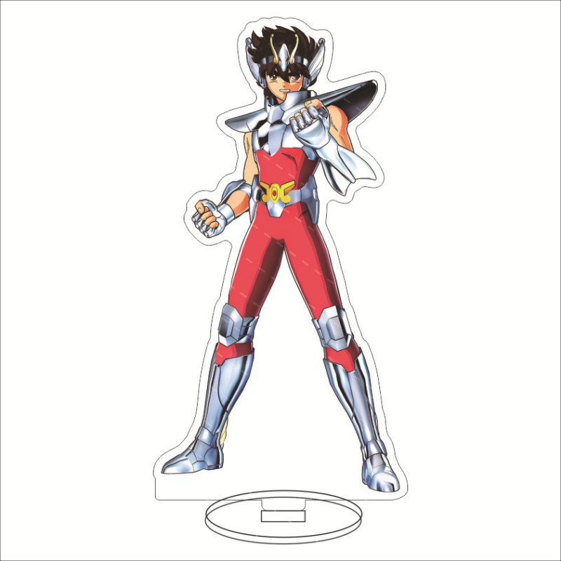 聖闘士星矢大立牌城戸沙織氷河紫龍瞬一輝童虎アクリル置物|undefined
